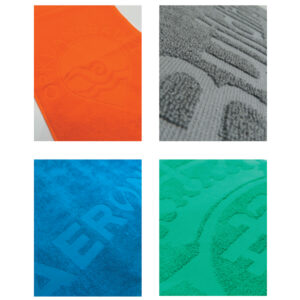 Håndkle, relief-vevet