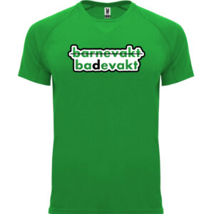 T-skjorte, Sikkerhets-kampanje, grønn