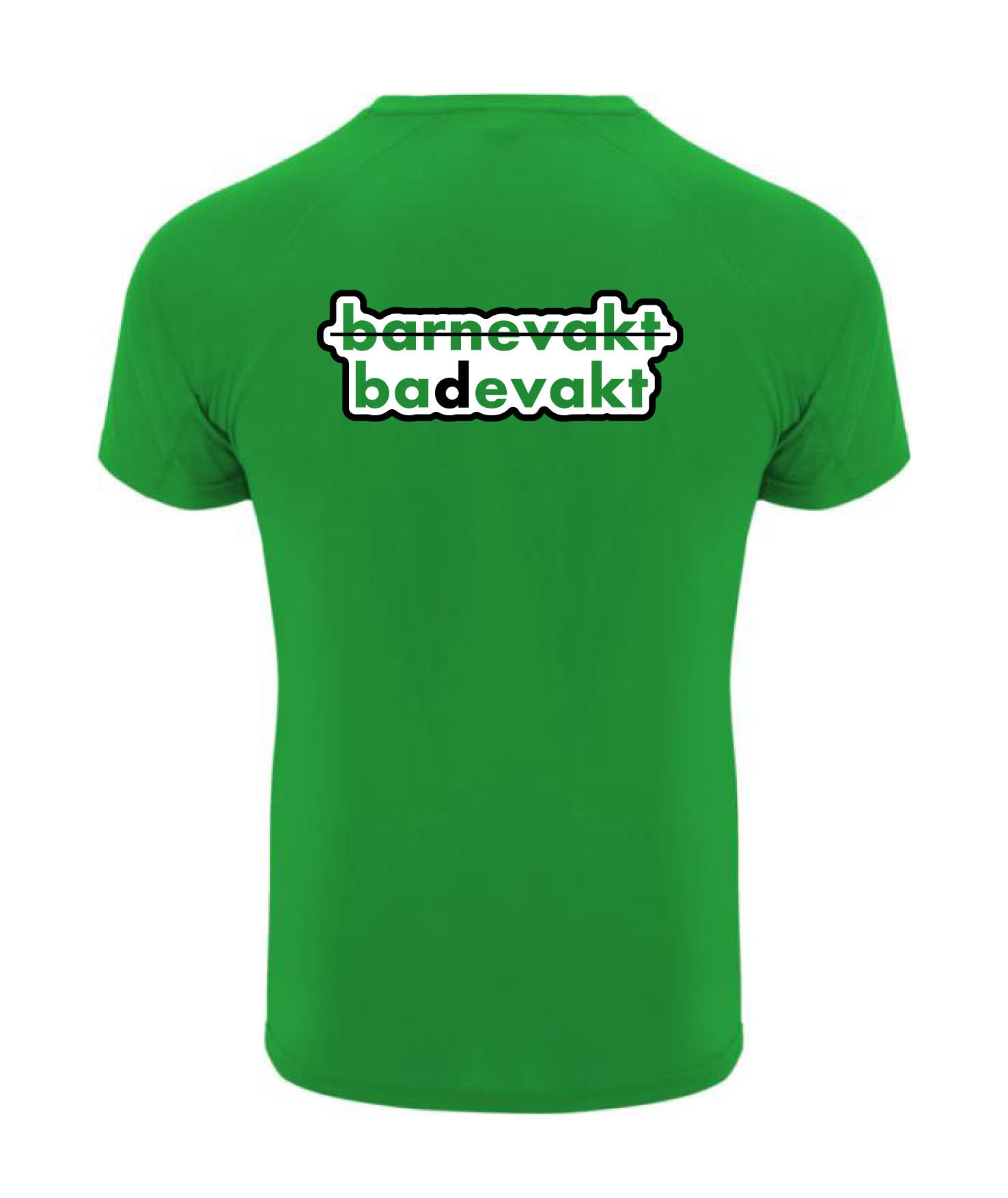 T-skjorte, Sikkerhets-kampanje, grønn - Bilde 2
