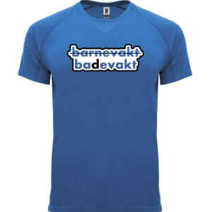 T-skjorte, Sikkerhets-kampanje, blå