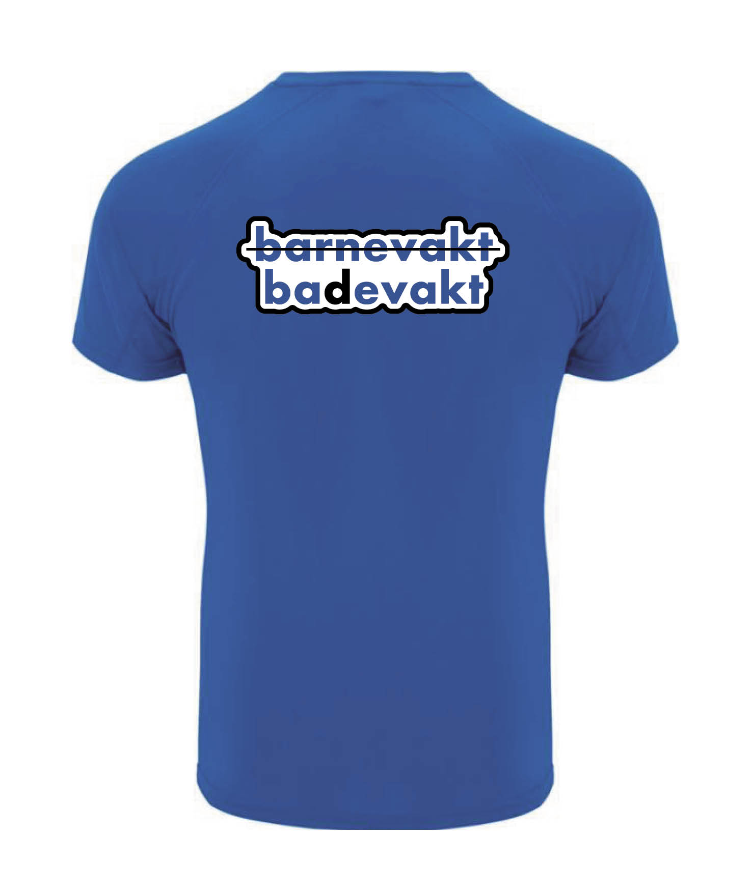 T-skjorte, Sikkerhets-kampanje, blå - Bilde 2